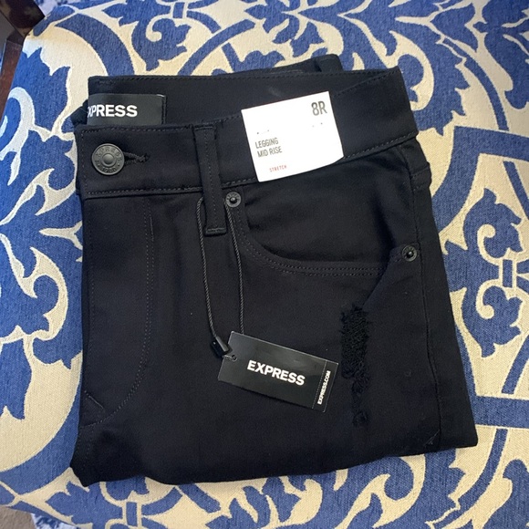 Ladies Express, Stretch, Legging Mid Rise 8R in black - Picture 7 of 8